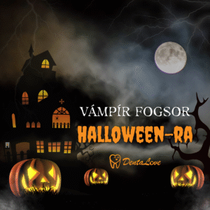 Vámpír fogsor halloween-ra
